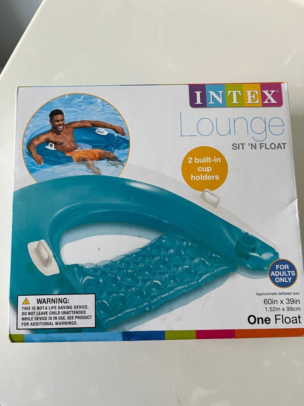 Intex Sit ‘N Float Pool Lounge - Picture 3 of 3